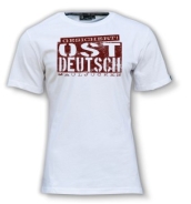 Erik & Sons - T-Shirt - MJ OSTDEUTSCH - weiss/weinrot Erik & Sons - T-Shirt - MJ OSTDEUTSCH - weiss/weinrot