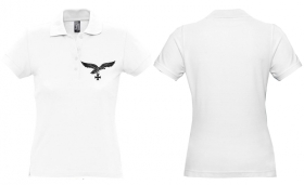 Frauen Polo - Luftwaffe - weiß Frauen Polo - Luftwaffe - weiß