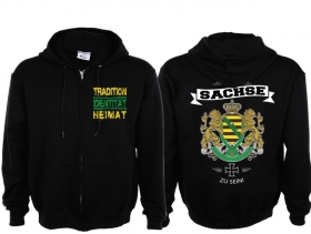 Kapuzenjacke - Ich bin stolz Sachse zu sein Kapuzenjacke - Ich bin stolz Sachse zu sein