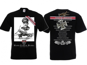 Frauen T-Shirt - Helden für Deutschland - Hans-Ulrich Rudel - schwarz Frauen T-Shirt - Helden für Deutschland - Hans-Ulrich Rudel - schwarz