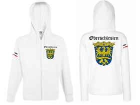 Kapuzenjacke - Oberschlesien - weiß Kapuzenjacke - Oberschlesien - weiß