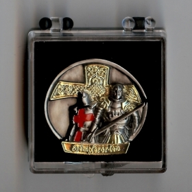 Pin - Templer Kreuzritter mit Geschenkbox Pin - Templer Kreuzritter mit Geschenkbox