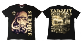 Premium Shirt - Überlebe - schwarz Premium Shirt - Überlebe - schwarz