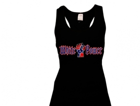 Frauen Top - White Power - Südstaaten - Faust Frauen Top - White Power - Südstaaten - Faust