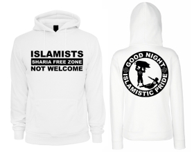 Frauen - Kapuzenpullover - Islamists not Welcome - weiß Frauen - Kapuzenpullover - Islamists not Welcome - weiß