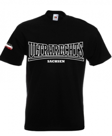 Frauen T-Shirt - Ultrarechts - Sachsen - schwarz Frauen T-Shirt - Ultrarechts - Sachsen - schwarz