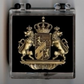 Pin - Königreich Bayern Wappen mit Löwen mit Geschenkbox Pin - Königreich Bayern Wappen mit Löwen mit Geschenkbox