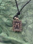 Runen Amulett - Mannaz - Bronze