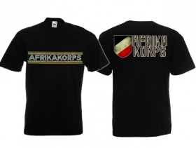 T-Hemd - Afrika Korps - schwarz - Motiv 2 T-Hemd - Afrika Korps - schwarz - Motiv 2