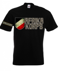 T-Hemd - Afrika Korps - schwarz - Motiv 3 T-Hemd - Afrika Korps - schwarz - Motiv 3