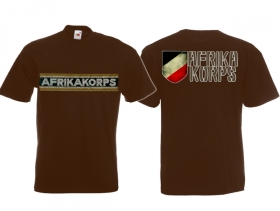 T-Hemd - Afrika Korps - braun - Motiv 2 T-Hemd - Afrika Korps - braun - Motiv 2