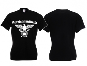 Frauen T-Shirt - Reichsgrillmeisterin - schwarz Frauen T-Shirt - Reichsgrillmeisterin - schwarz