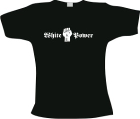 Frauen T-Shirt - White Power - klassisch Frauen T-Shirt - White Power - klassisch