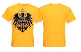 Frauen T-Shirt - alter Reichsadler - Motiv1 - gelb Frauen T-Shirt - alter Reichsadler - Motiv1 - gelb