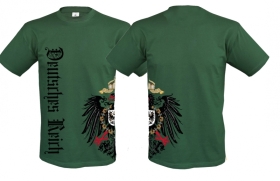 T-Hemd - alter Reichsadler - Deutsches Reich - flaschengrün T-Hemd - alter Reichsadler - Deutsches Reich - flaschengrün