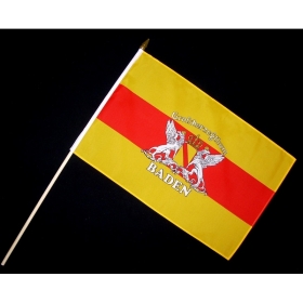 Stock-Flagge - Großherzogtum Baden Stock-Flagge - Großherzogtum Baden
