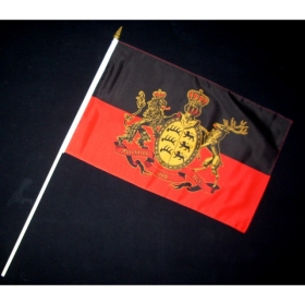 Stock-Flagge - Württemberg - Furchtlos & Treu Stock-Flagge - Württemberg - Furchtlos & Treu