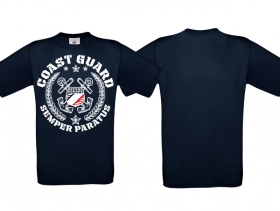T-Hemd - Coastguard - s/w/r - navy/weiß - Motiv2 T-Hemd - Coastguard - s/w/r - navy/weiß - Motiv2