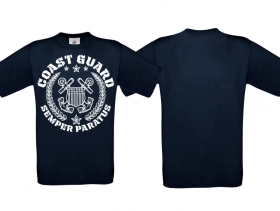 T-Hemd - Coastguard - navy/weiß - Motiv2 T-Hemd - Coastguard - navy/weiß - Motiv2