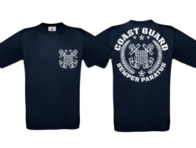 T-Hemd - Coastguard - navy/weiß - Motiv3 T-Hemd - Coastguard - navy/weiß - Motiv3