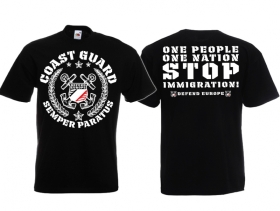Frauen T-Shirt - Coastguard - s/w/r - schwarz - Motiv1 Frauen T-Shirt - Coastguard - s/w/r - schwarz - Motiv1