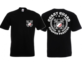 Frauen T-Shirt - Coastguard - s/w/r - schwarz - Motiv3 Frauen T-Shirt - Coastguard - s/w/r - schwarz - Motiv3