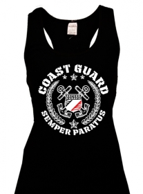 Frauen Top - Coastguard - s/w/r - Motiv 2 Frauen Top - Coastguard - s/w/r - Motiv 2
