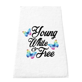 Handtuch - young, white & free Handtuch - young, white & free