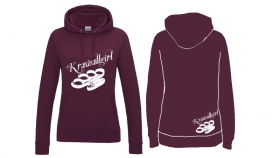 Frauen College Hoodie - Krawallgirl - burgundy Frauen College Hoodie - Krawallgirl - burgundy
