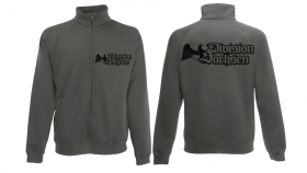 Stehkragen-Jacke - Division Sachsen - grau/schwarz Stehkragen-Jacke - Division Sachsen - grau/schwarz
