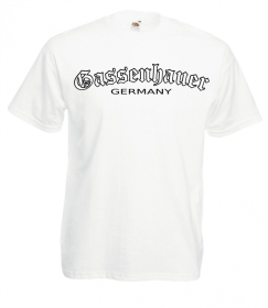 T-Hemd - Gassenhauer - Logo - weiß T-Hemd - Gassenhauer - Logo - weiß