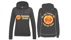 Frauen College Hoodie - Sonnenbraun - charcoal Frauen College Hoodie - Sonnenbraun - charcoal