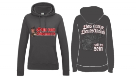 Frauen College Hoodie - Otto von Bismarck - das ganze Deutschland - charcoal Frauen College Hoodie - Otto von Bismarck - das ganze Deutschland - charcoal