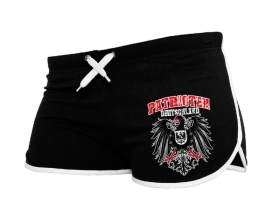 Frauen - Shorts Patrioten - Deutschland - Motiv 2 - schwarz Frauen - Shorts Patrioten - Deutschland - Motiv 2 - schwarz