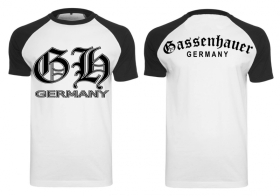 Raglan T-Shirt - Gassenhauer - schwarz/weiß Raglan T-Shirt - Gassenhauer - schwarz/weiß