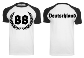 Raglan T-Shirt - 88 - schwarz/weiß Raglan T-Shirt - 88 - schwarz/weiß