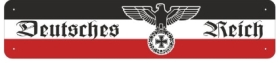 Blechschild - Deutsches Reich - XXL-Version - D57 (352) Blechschild - Deutsches Reich - XXL-Version - D57 (352)