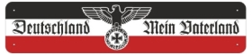 Blechschild - Deutschland - Mein Vaterland - XXL-Version - D56 (320) Blechschild - Deutschland - Mein Vaterland - XXL-Version - D56 (320)