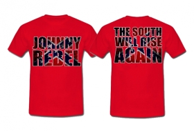 T-Hemd - Johnny Rebel - rot T-Hemd - Johnny Rebel - rot