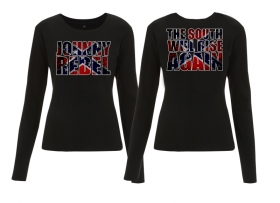 Frauen - Sweatshirt - Johnny Rebell - schwarz Frauen - Sweatshirt - Johnny Rebell - schwarz