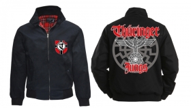 Harrington Jacke - bedruckt - schwarz - Thüringer Jungs Harrington Jacke - bedruckt - schwarz - Thüringer Jungs