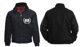 Harrington Jacke - bedruckt - schwarz - 88 Harrington Jacke - bedruckt - schwarz - 88