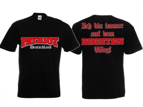 Frauen T-Shirt - Auf dem rechten Weg Frauen T-Shirt - Auf dem rechten Weg