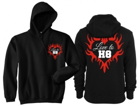 Frauen - Kapuzenpullover - Love to H8 Frauen - Kapuzenpullover - Love to H8
