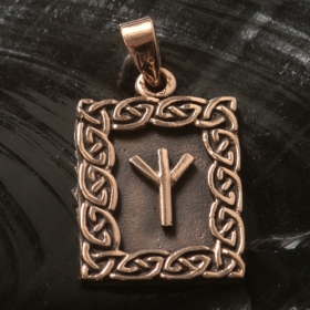 Runen Amulett - Elhaz - Bronze Runen Amulett - Elhaz - Bronze